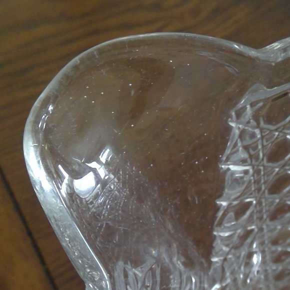 McKee and Brothers Cane Glass Pitcher - Picture 5 of 9